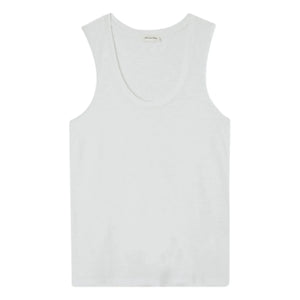 Camiseta de tirantes American Vintage con cuello en U - Jacksonville | Blanco