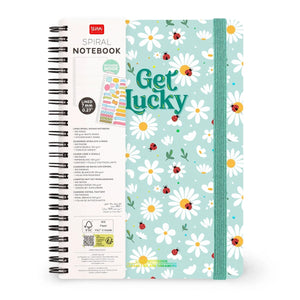 Legami - A5 Çizgili Sert Kapaklı Resimli Defter - Uğur Böceği - Spiralli