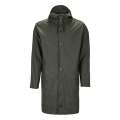 Rains - Abrigo Largo Impermeable Encerado Unisex | Verde