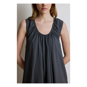 Hod - Vestido de algodón Emmanuelle | Carbon