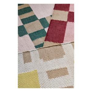 Layered - Alfombra de yute para el brunch, Evelina Kroon | Amarillo pálido