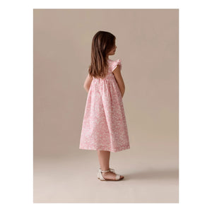 Bonpoint - Vestido Galantine Fleurie | Rosa empolvado