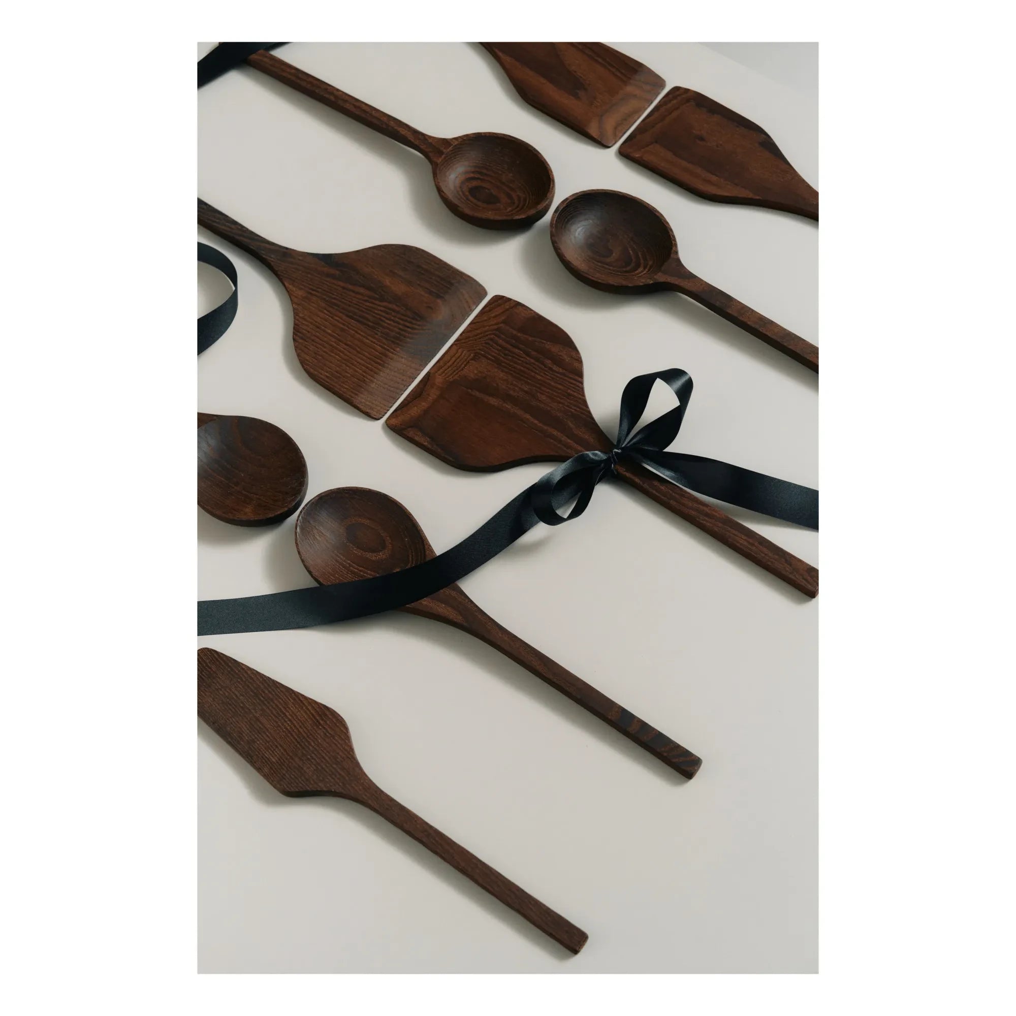 Serax - Utensilios de Cocina de Madera Maciza - Juego de 5 piezas