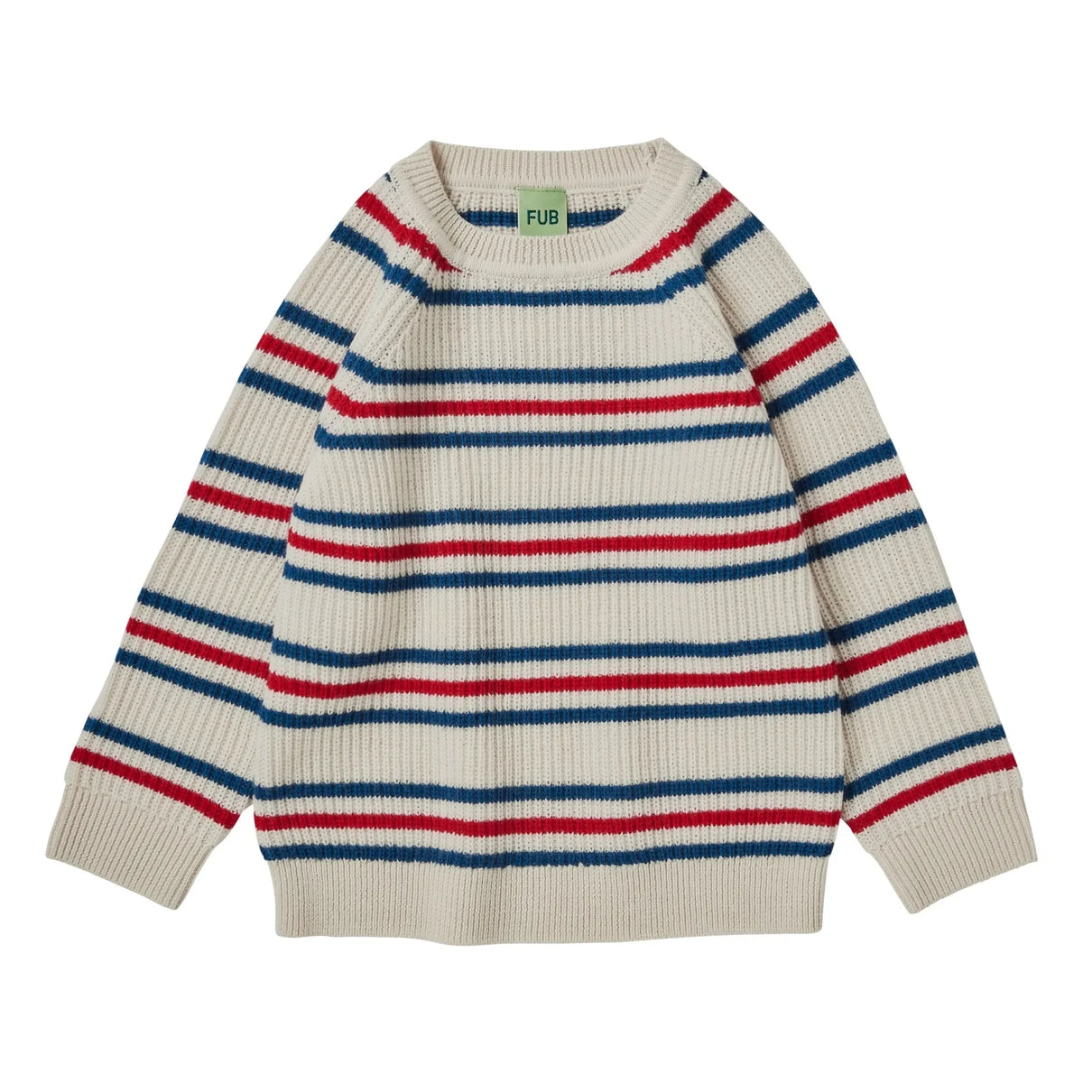 FUB - Sudadera raglán punto fino de lana merino | Mavi