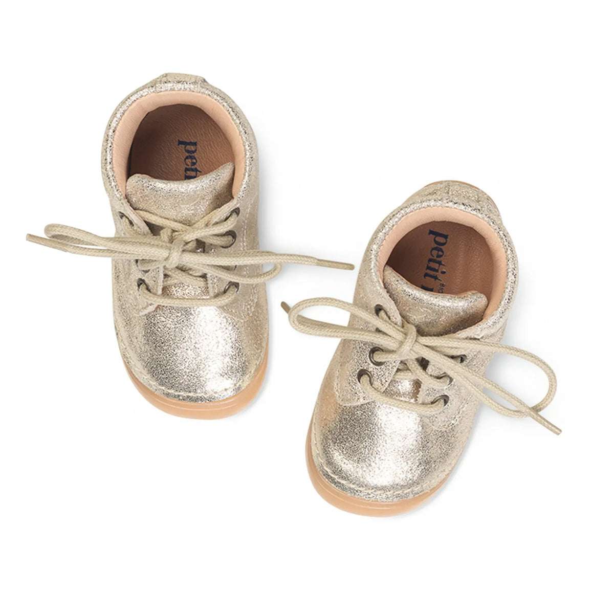 Petit Nord - Mini Bota de Encaje | Oro