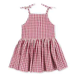 Konges Sløjd - Vestido Isotta Cuadros Algodón Orgánico