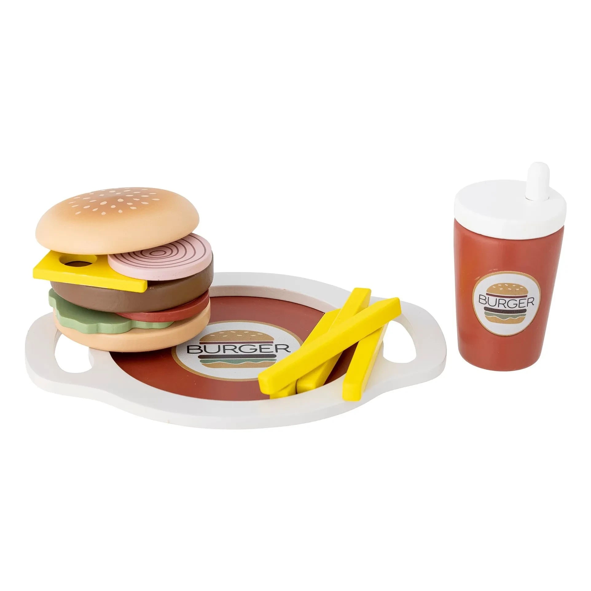 Bloomingville Mini - Set de hamburguesas Jools | Rojo
