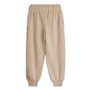 Mini Rodini - Jogger de algodón orgánico con estampado de perritos | Gris melange