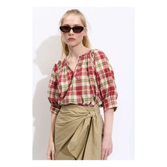 BELLEPIECE - Chiara Blusa de algodón | Crudo