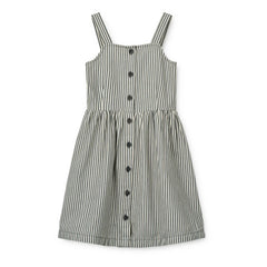 Liewood - Vestido Zia a rayas | Gris azulado