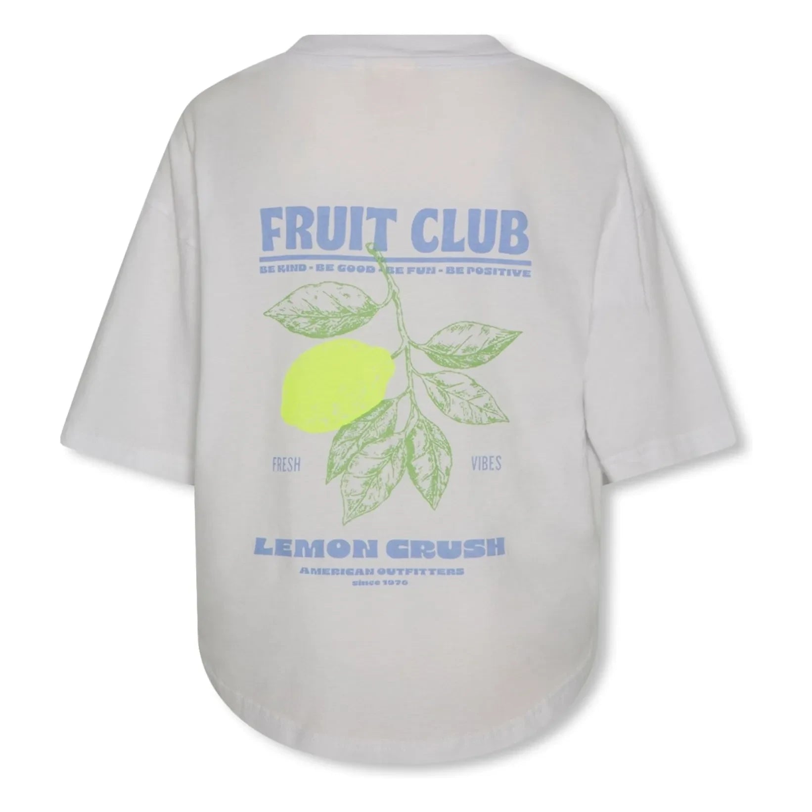 AO76 - Camiseta oversize True Fresh de algodón reciclado | Blanco