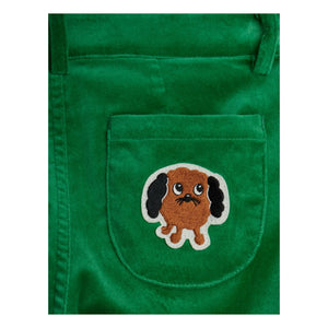 Mini Rodini - Doggie Flare Pantalones de Pana Algodón Orgánico | Verde