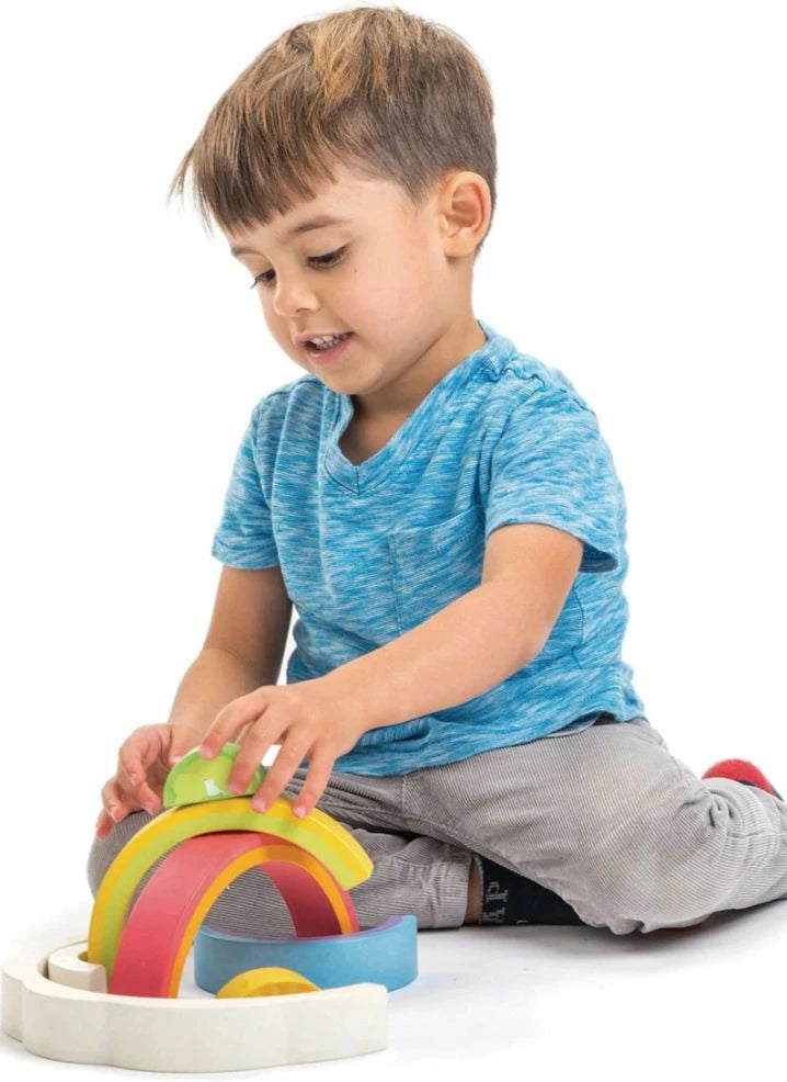 Tender Leaf Toys - Arcoíris apilable