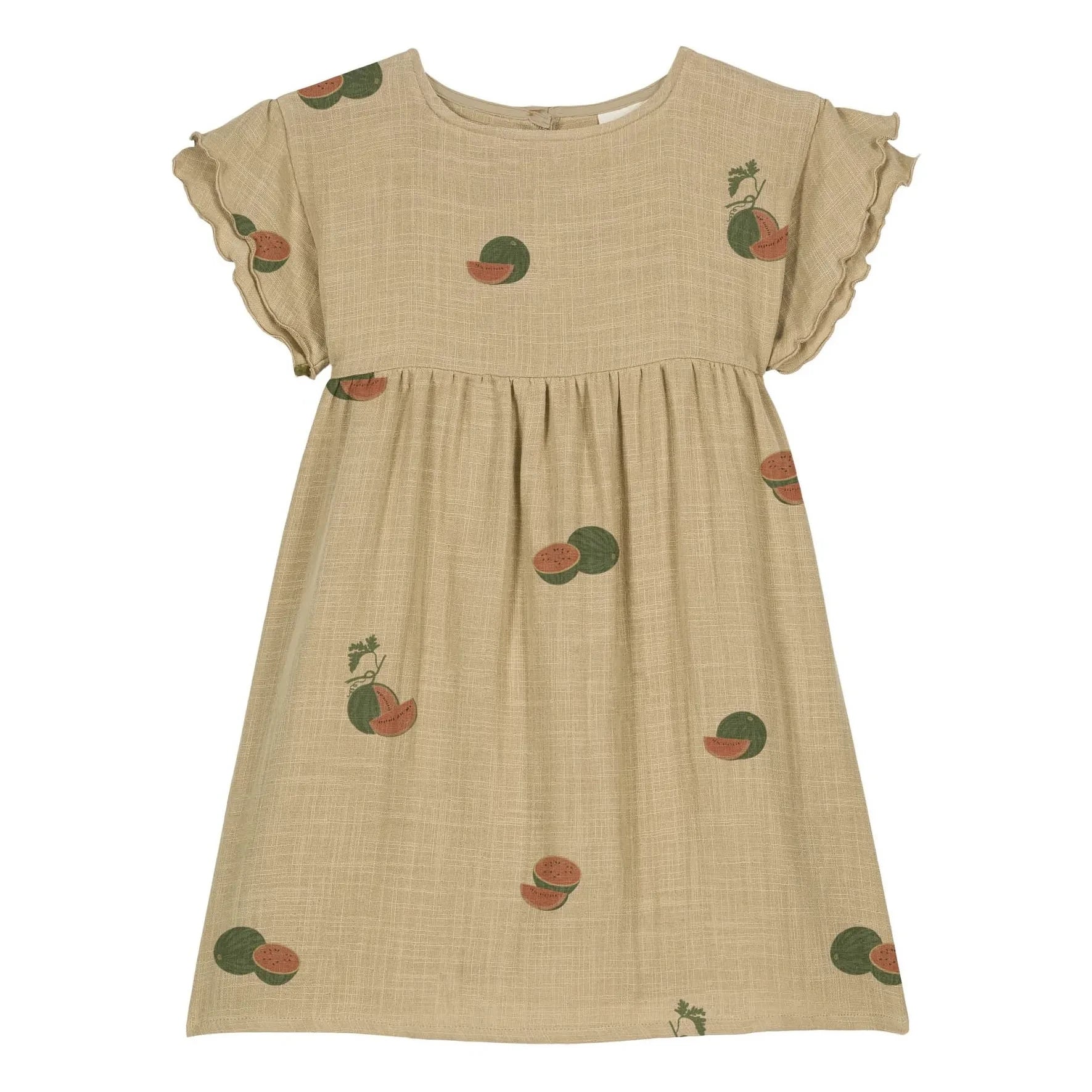 Studio Bohème - Vestido Karpuz de Gasa de Algodón Orgánico | Salvia