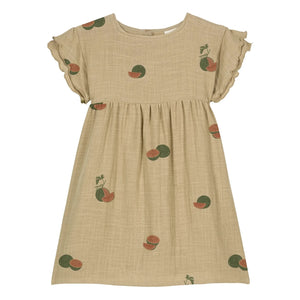 Studio Bohème - Vestido Karpuz de Gasa de Algodón Orgánico | Salvia