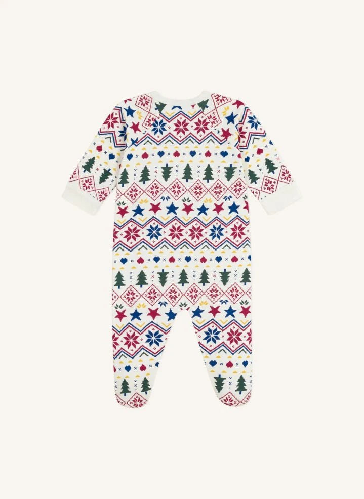 Petit Bateau - Pijamas de Navidad Sleep Well Algodón Orgánico | Crudo
