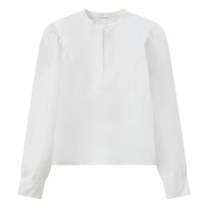 Pomandère - Blusa de popelina de algodón | Blanco