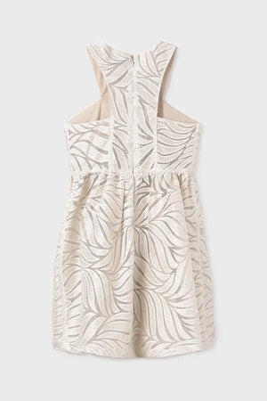 Vestido de lino Mayoral para niña