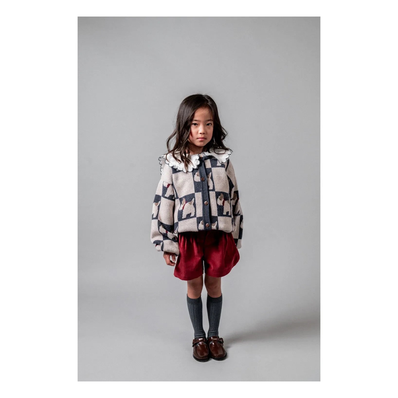 birinit - Cárdigan de Lana Merina Les Petits Jackies | Crudo