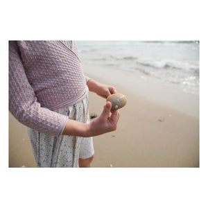 Soor Ploom - Cárdigan cruzado de algodón orgánico Ina | Lila