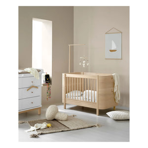 Oliver Furniture - Wood Mini+ Cuna y kit Junior | Roble