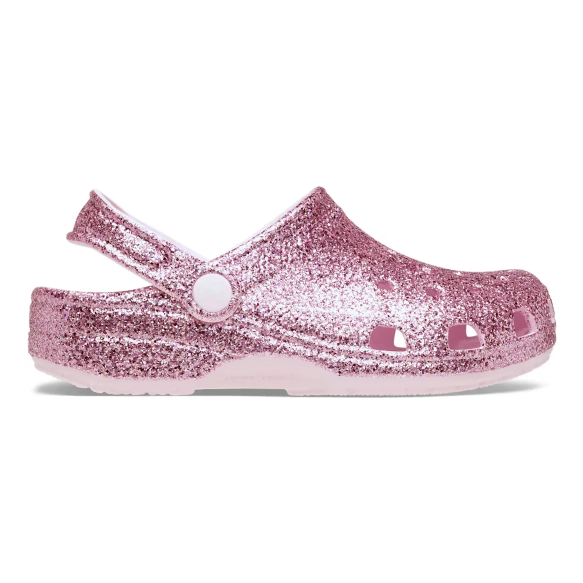 Crocs - Zueco Classic Glitter Grueso | Rosa