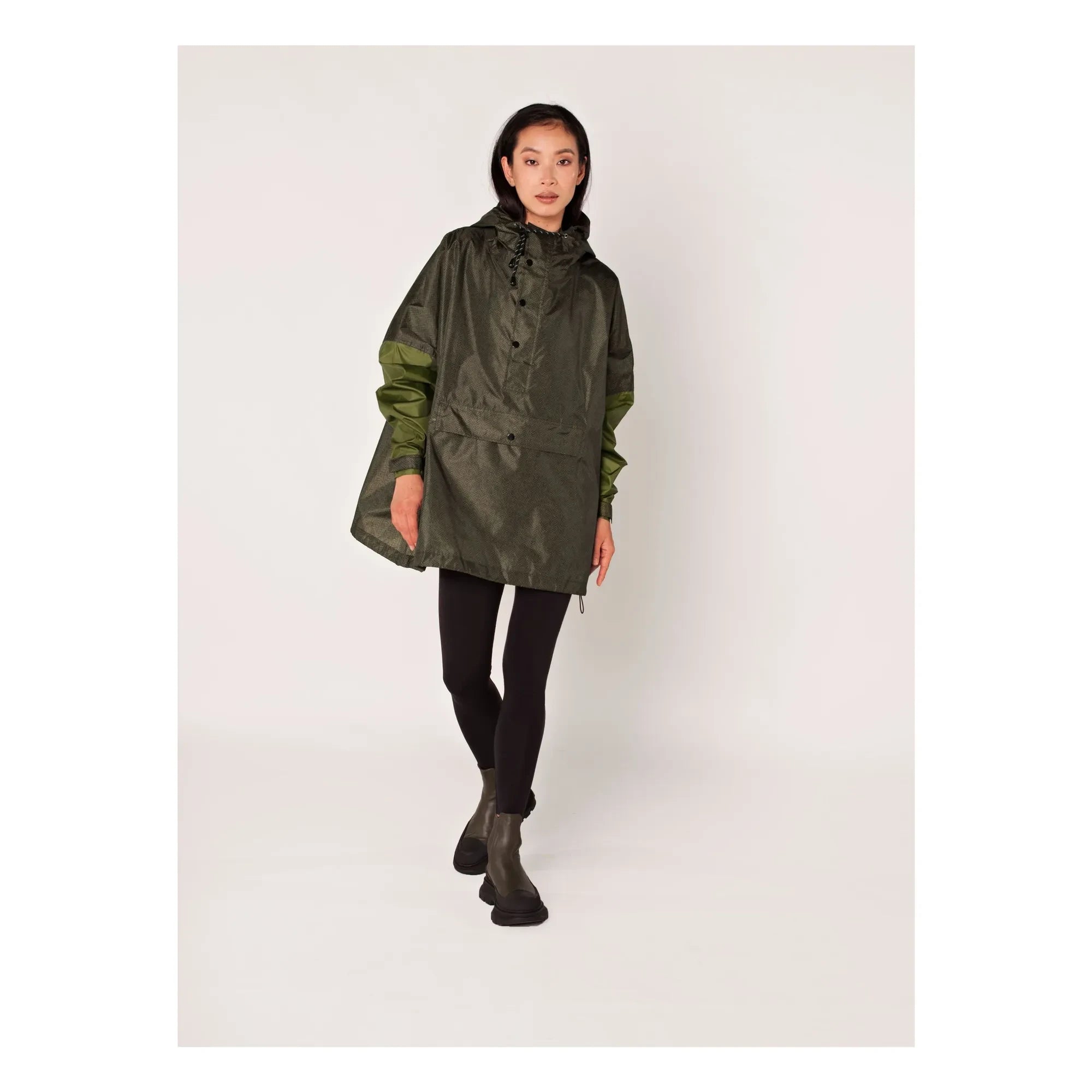 Rainkiss - Anorak impermeable de espiga | Caqui