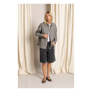 Smallable Mujer - Paola Pantalones cortos vaqueros bermudas | Gris vaquero