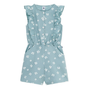 Petit Bateau - Mono Popelín de Algodón Orgánico Boncapa | Salvia