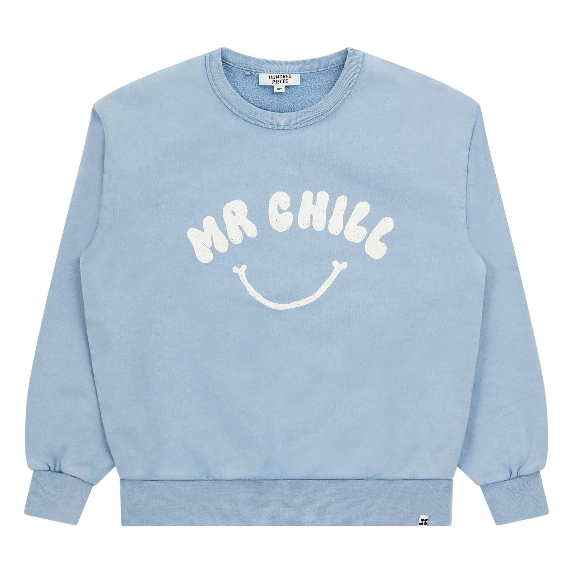 Hundred Pieces - Sudadera de algodón orgánico Ryde | Azul grisáceo