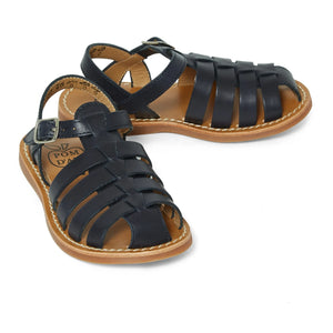 Pom d'Api - Sandalias de playa Dad Stitch | Azul marino