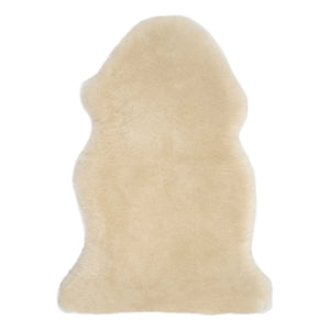 BINIBAMBA - Piel de oveja de pelo corto - 98x62 cm | Leche