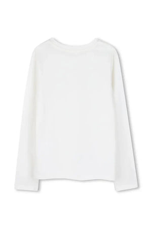 Blusa de manga larga de algodón para niños