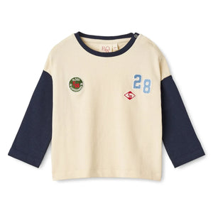 Flöss - Camiseta de Parches Eskil | Crema