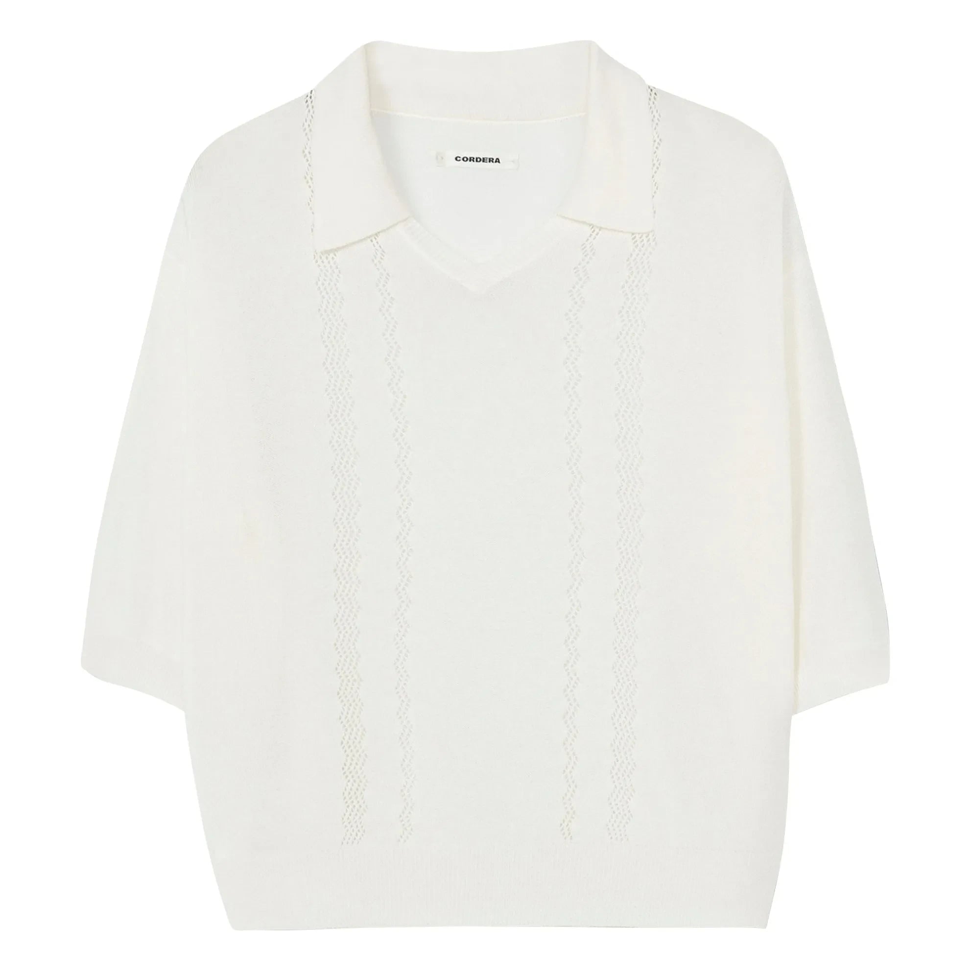 Cordera - Polo de punto | Blanco