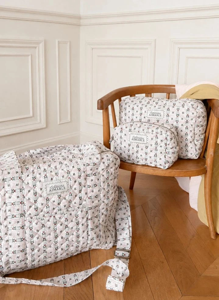 Editions Aimable - Bolsa de cuidado para bebé Suzanne | Pommette Poplin