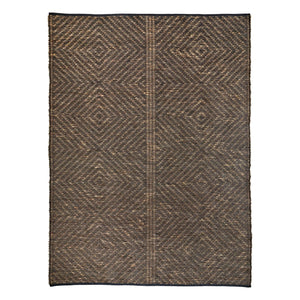 Madam Stoltz - Alfombra de jacinto de agua | Carbono