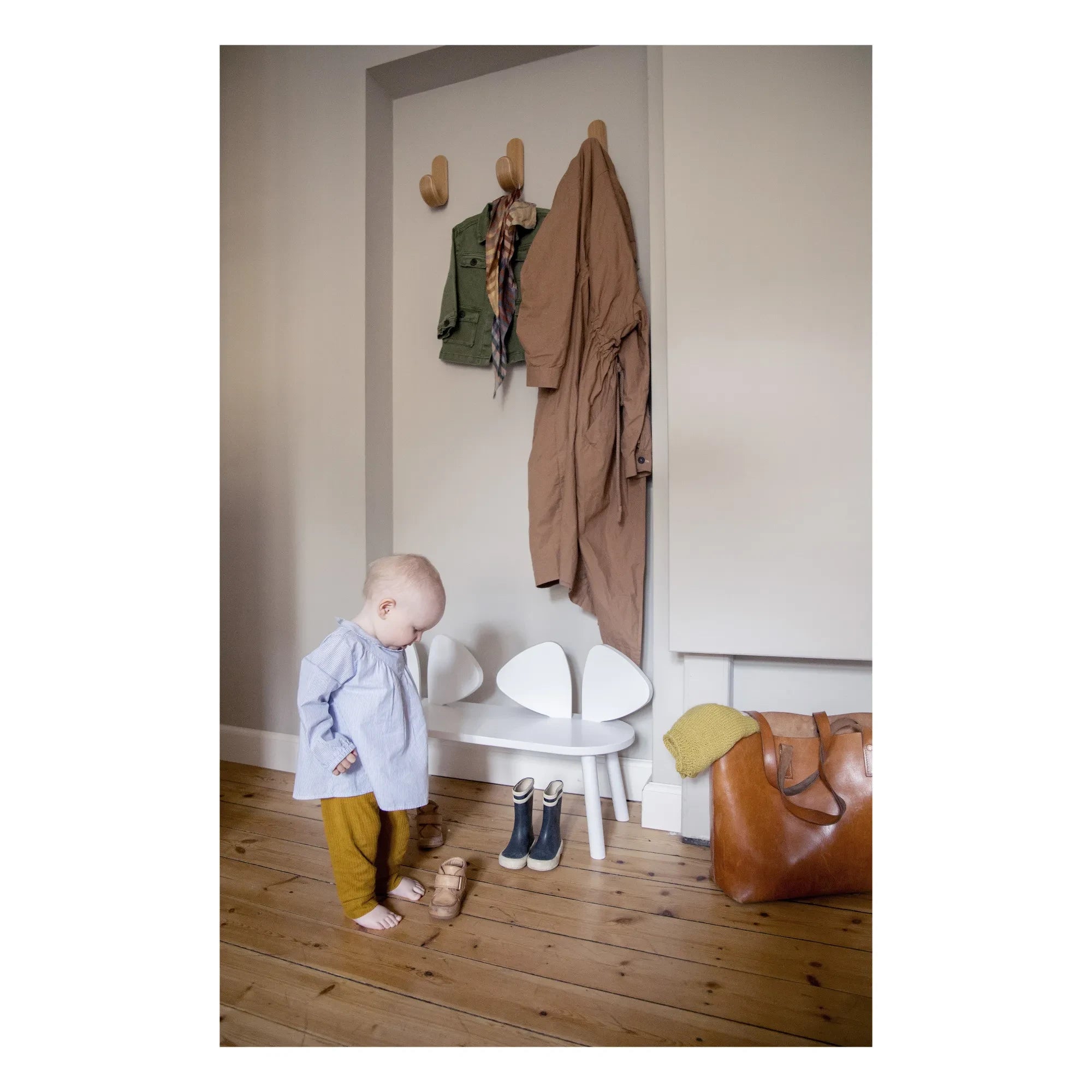 Nofred - Asiento de roble | Blanco