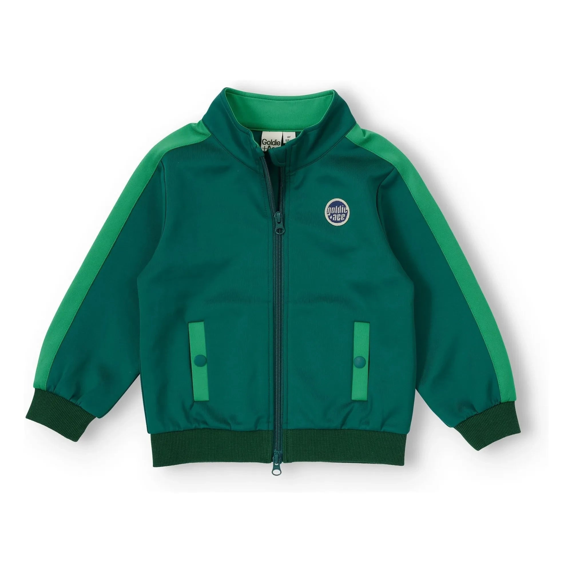 Goldie + Ace - Chaqueta con cremallera Track | Verde
