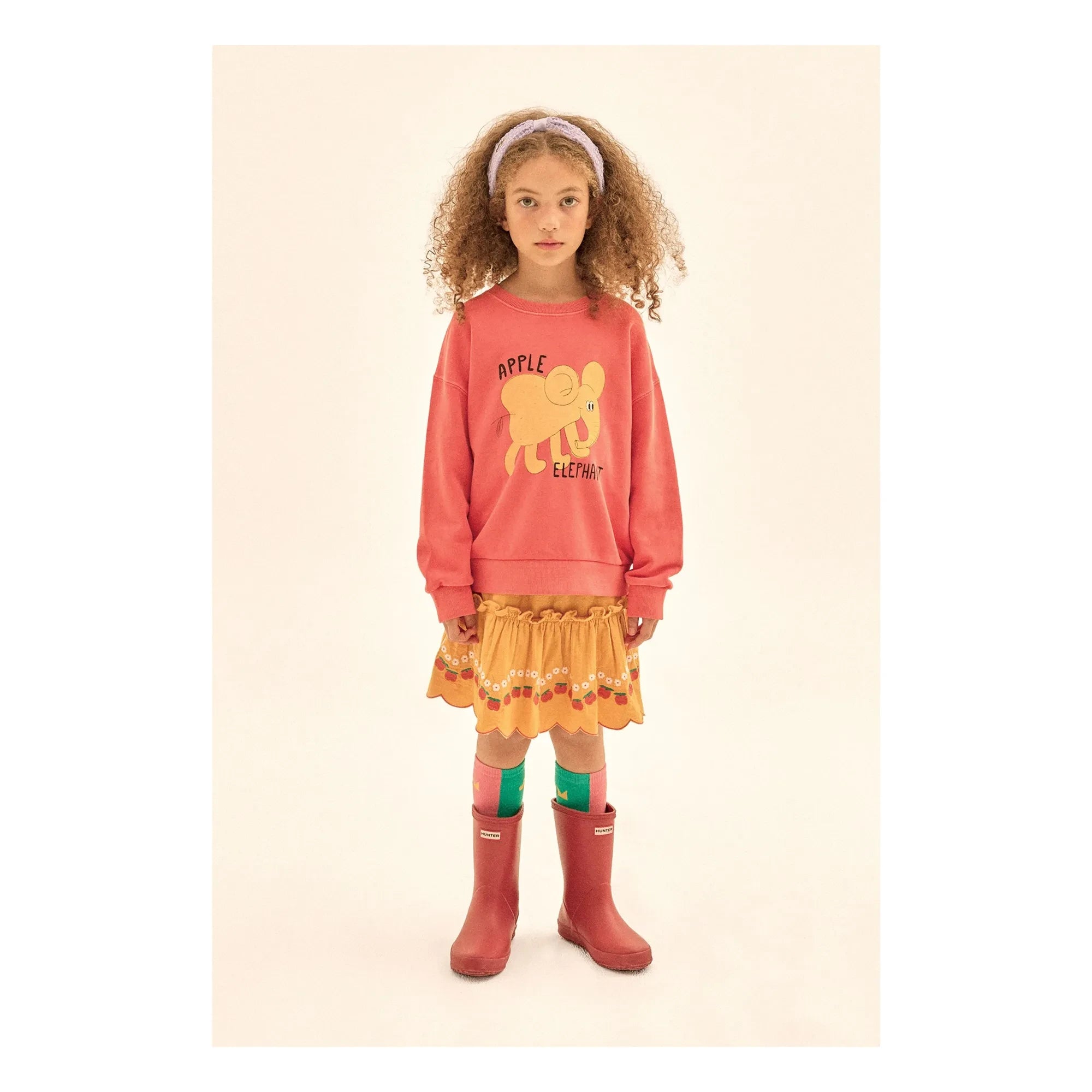 Jelly Mallow - Falda Fruncida Apple | Amarillo