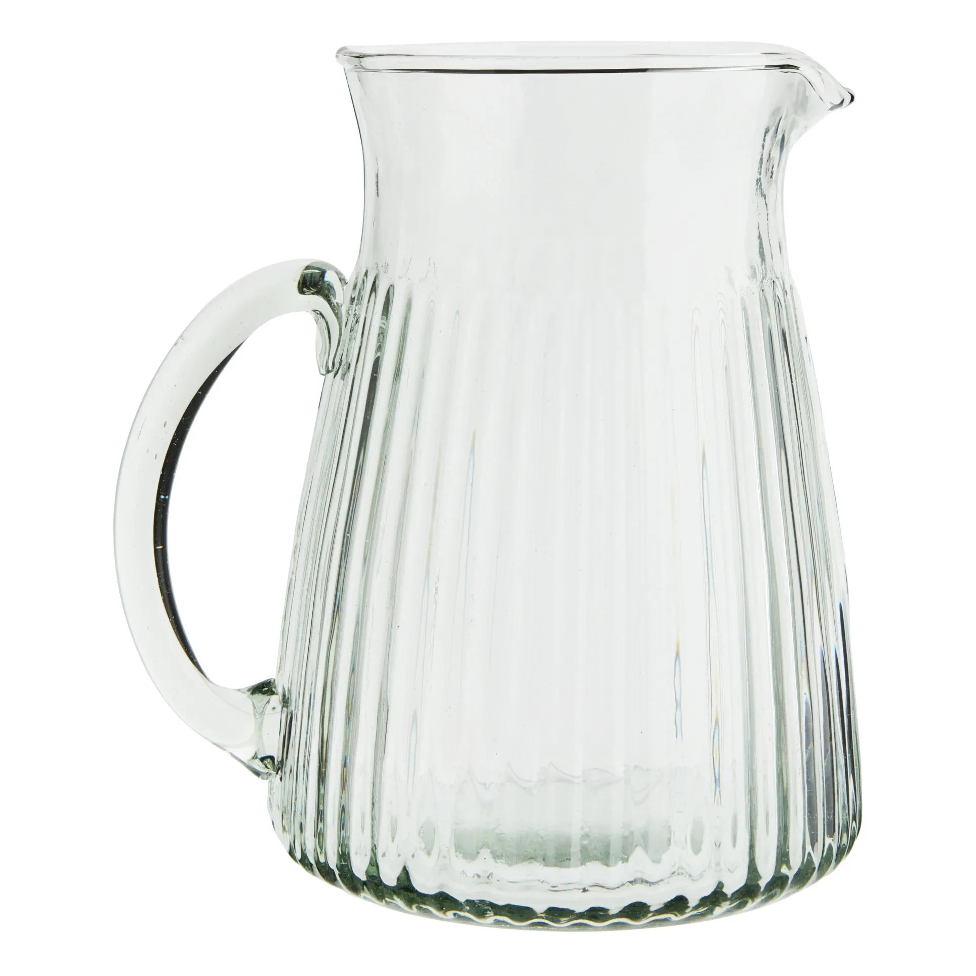 Madam Stoltz - Jarra de cristal estriado