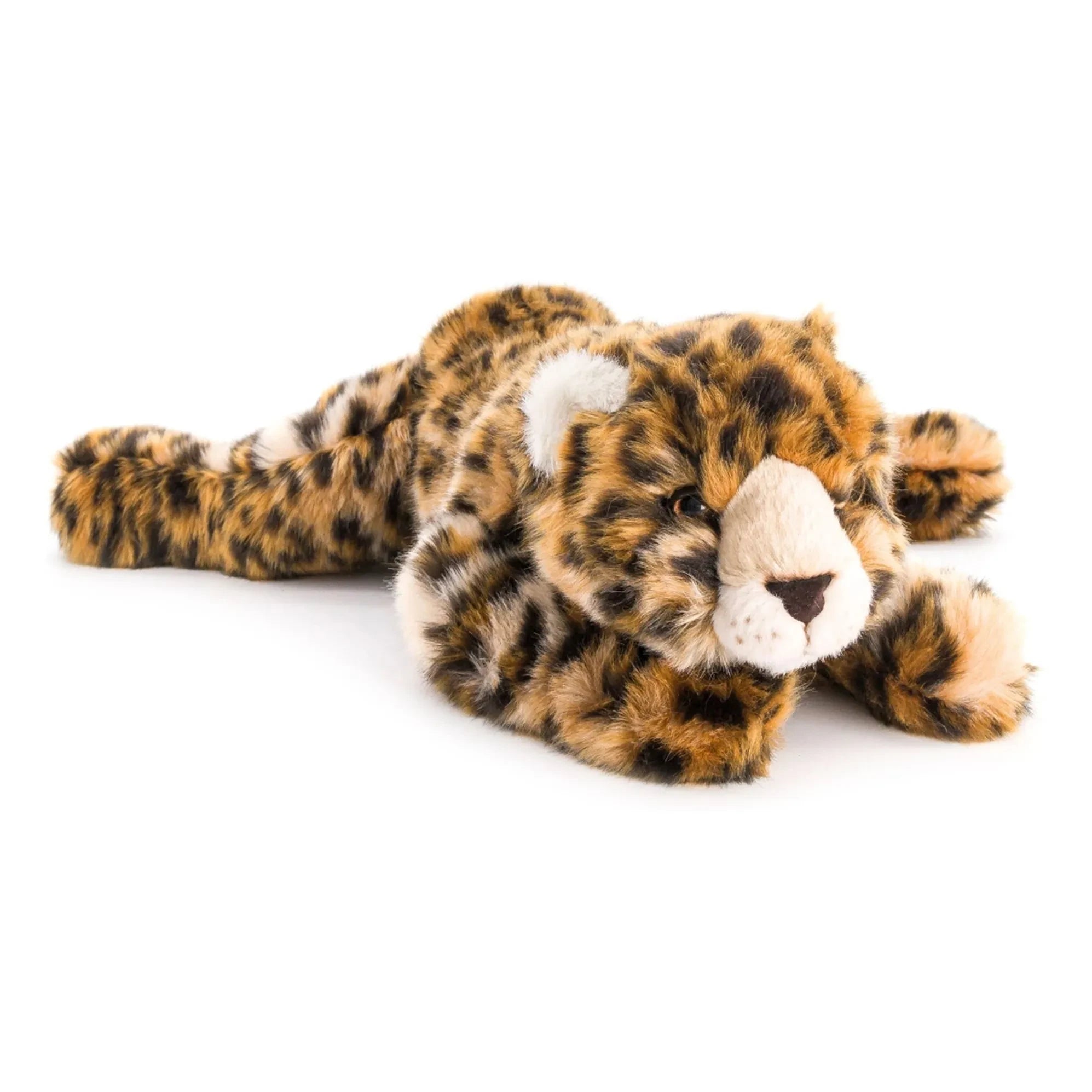 La Pelucherie - Peluche Sasha Leopardo 35 cm | Marrón