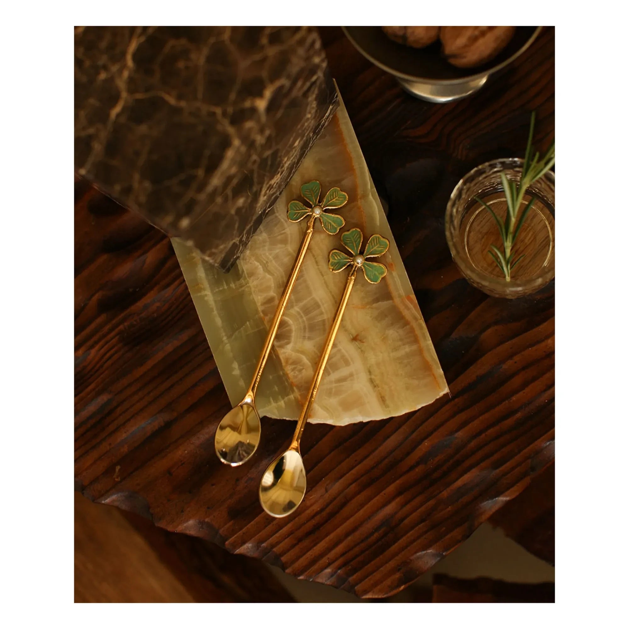Doing Goods - Cucharillas de café - Juego de 2 | Oro