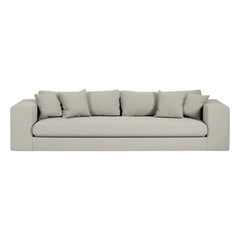 Panac Edition - Sofá de 3 plazas Bellechasse, algodón y lino - 245 cm | Perle