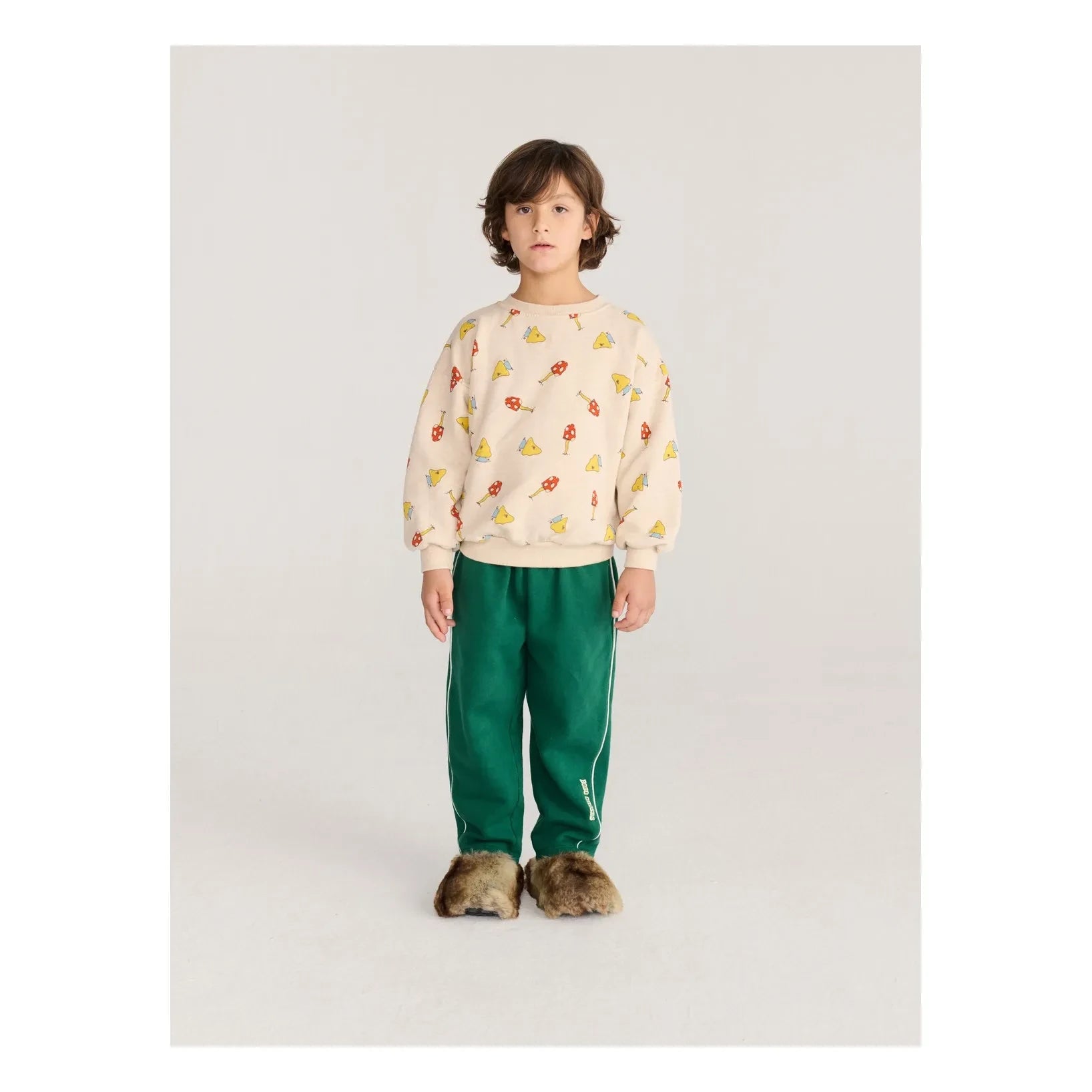 Bobo Choses - Sudadera Mushroom Algodón Orgánico | Crudo