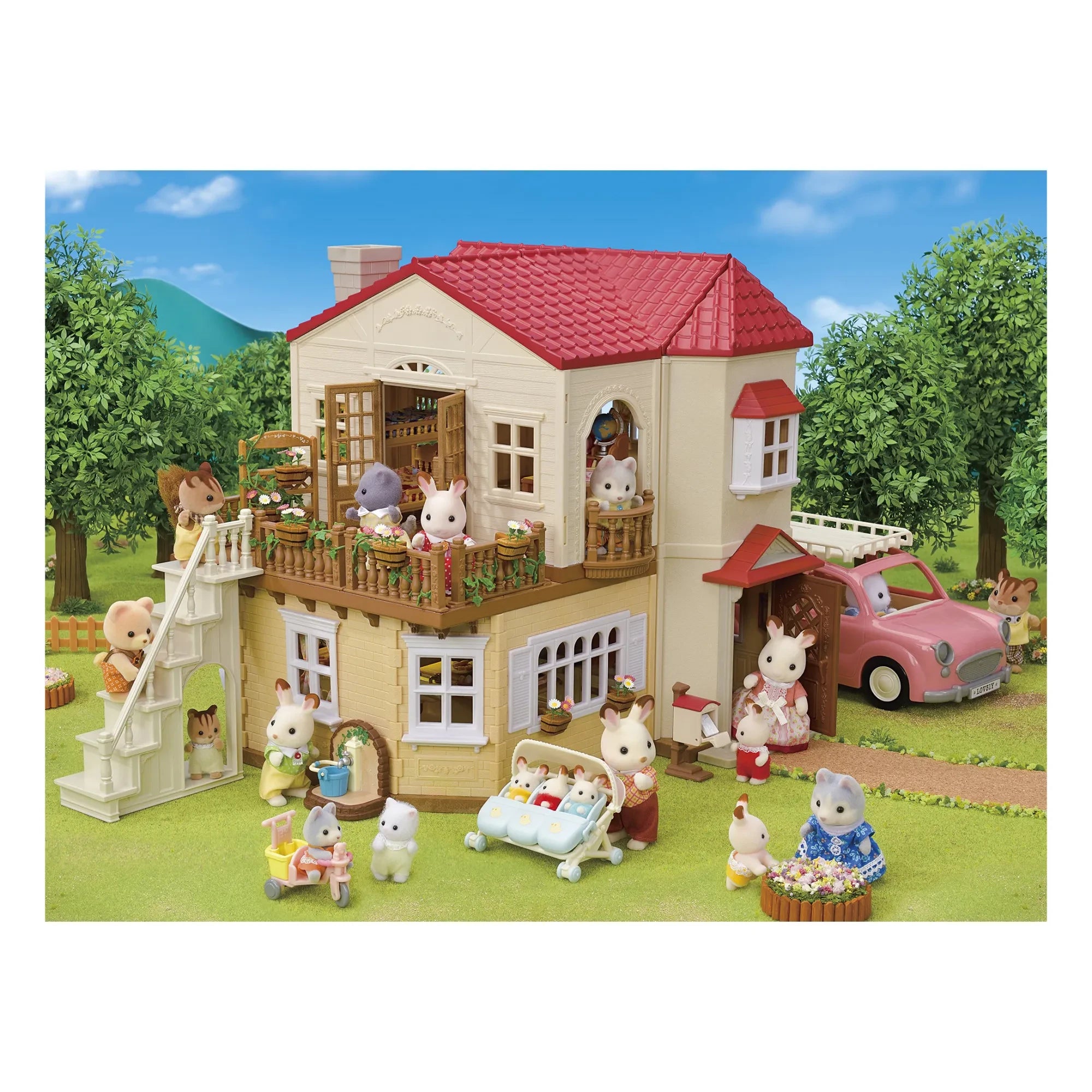 Sylvanian Families - Casa grande y luminosa con habitación secreta
