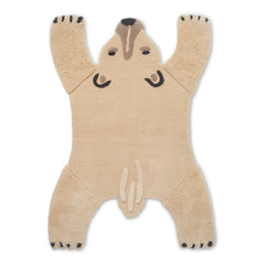 Ferm Living Kids - Alfombra Oso Polar en Relieve | Blanco roto
