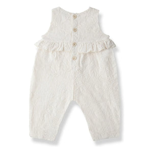 1+ in the family - Salopet bordado Siurana | Blanco
