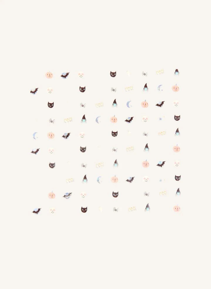 Meri Meri - Pegatinas de uñas de Halloween