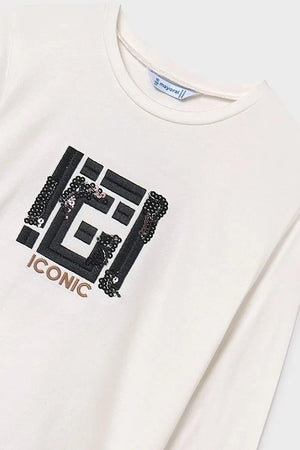Blusa de manga larga para niña Mayoral